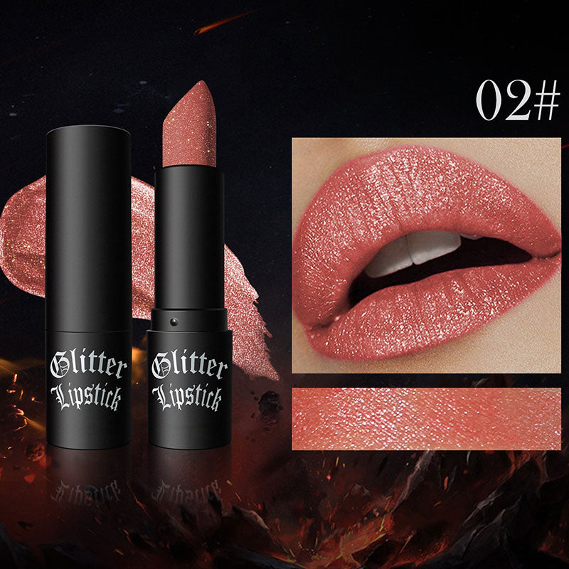 🔥Spécial Nouvel An 49% de réduction🔥Matte permanente leppestifter med fine glitter