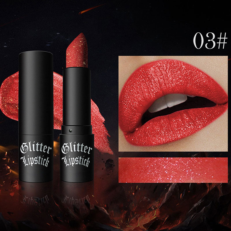 🔥Spécial Nouvel An 49% de réduction🔥Matte permanente leppestifter med fine glitter