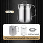 📢🍟✨ PROMO -50% ! Récipient Filtre à Huile en Acier Inox 304 – Grande Capacité, 3-en-1 & Bec Verseur (1,5L/2L, avec/sans Panier)