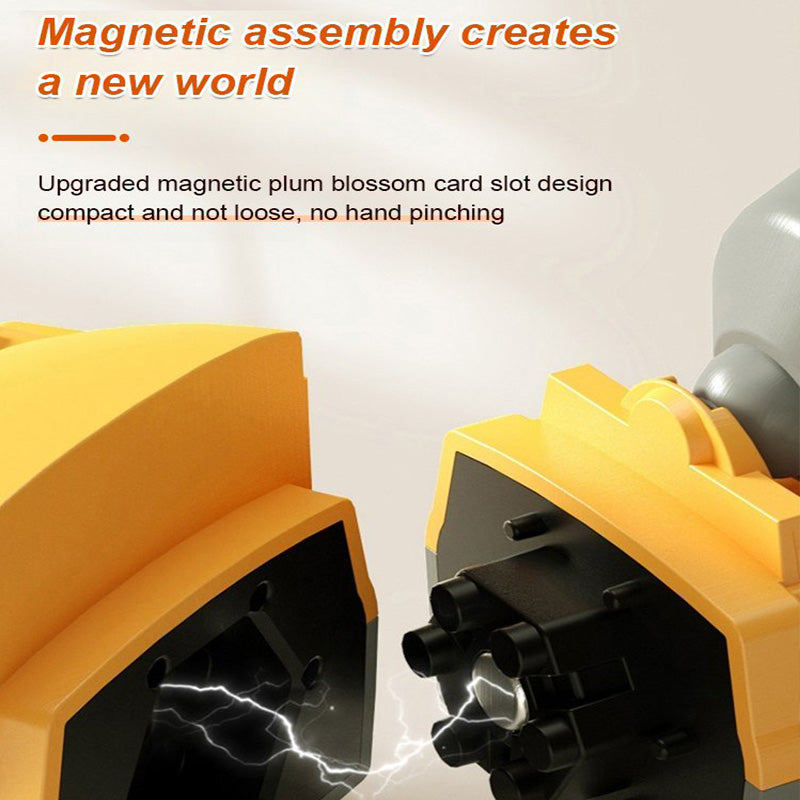 Jouet assemblé à technologie de transformation magnétique pour voiture