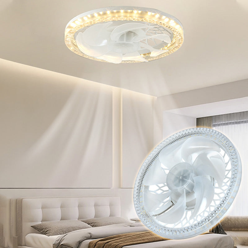 🛏️🪭 Éclairage ventilateur multifonction | Lumière et vitesse ajustables 🌙