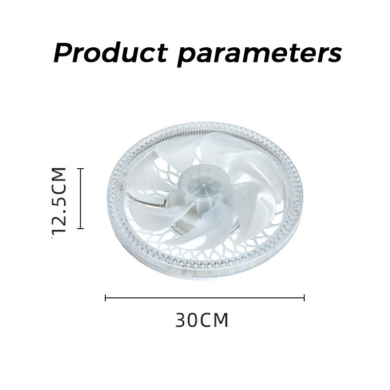 🛏️🪭 Éclairage ventilateur multifonction | Lumière et vitesse ajustables 🌙
