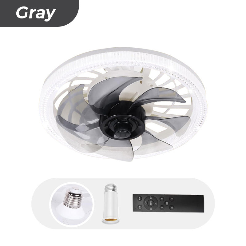 🛏️🪭 Éclairage ventilateur multifonction | Lumière et vitesse ajustables 🌙