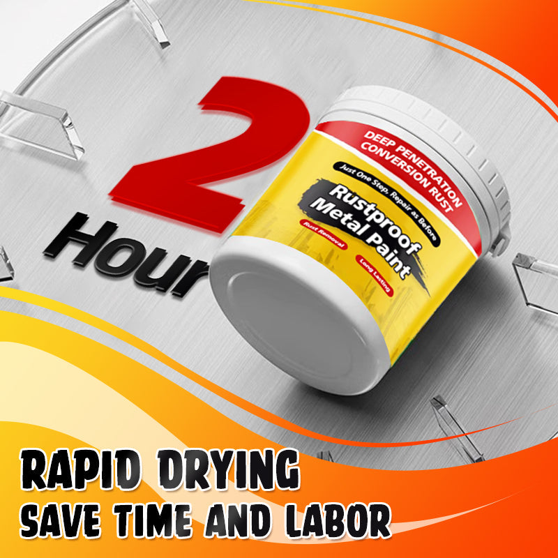 🔥Peinture Métallique Antirouille - Détartrant