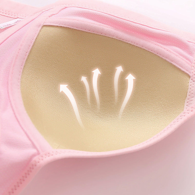 🏆 Soutien-gorge en coton respirant avec boutons sur le devant🌿👑