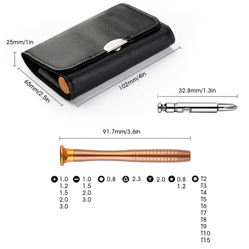 Petit kit de tournevis pour la maison (spécialement conçu pour les vis miniatures)
