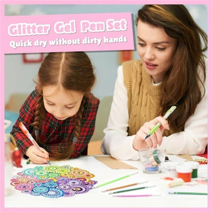 💎 50 % DE RÉDUCTION EN CE MOMENT ! ✨ Stylos Gel Pailletés — Encre Fluide & Durable, Pointe Fine, Paillettes Biodégradables, Coffrets 8, 12 ou 18 Couleurs 🎨