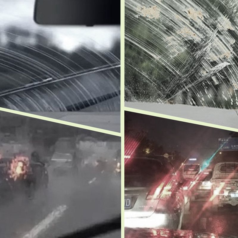 🚗 Achetez 2, Obtenez 1 Gratuit ! Nouvelle Bross Anti-Graisse 2.0 - Élimine les Films Graisseux Tenaces, Protection 30 Jours - Pare-brise Ultra-Clair 🌟