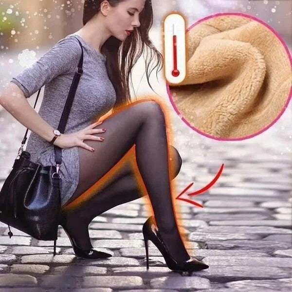🔥Nos modèles explosifs les plus vendus🔥Mintiml® Pantalons serrés élastiques doublés de peluche chaude