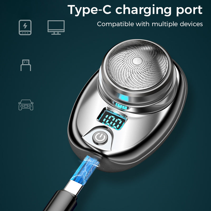 💇‍♂️ 60% DE RÉDUCTION ! ✨ Mini Rasoir Électrique – Portable, Sans Fil & Idéal pour Voyage 📦✈️