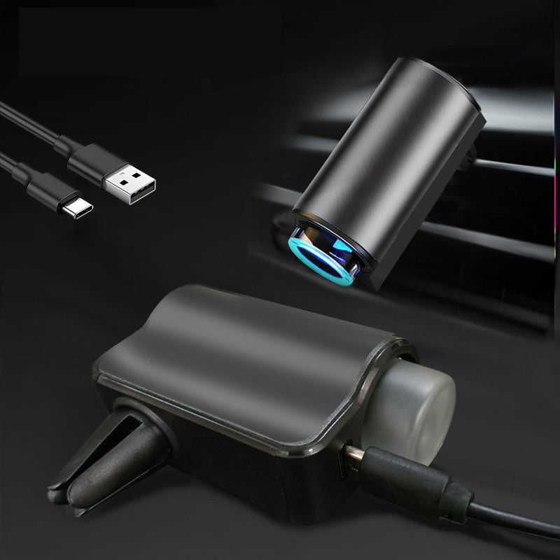 Diffuseur de Désodorisant Intelligent pour Voiture - 3 x 10 ml Parfum Naturel - 45 Jours de Durée