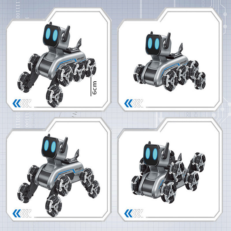 💥Hot Sale Offers🐶Chien robot acrobatique intelligent à huit roues🖤Escalade, transformation, détection de gestes