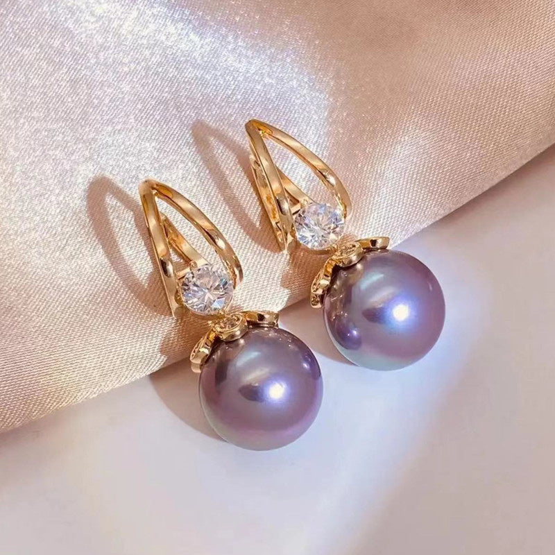 💎✨Boucles d'oreilles pendantes en perles étincelantes pour femmes