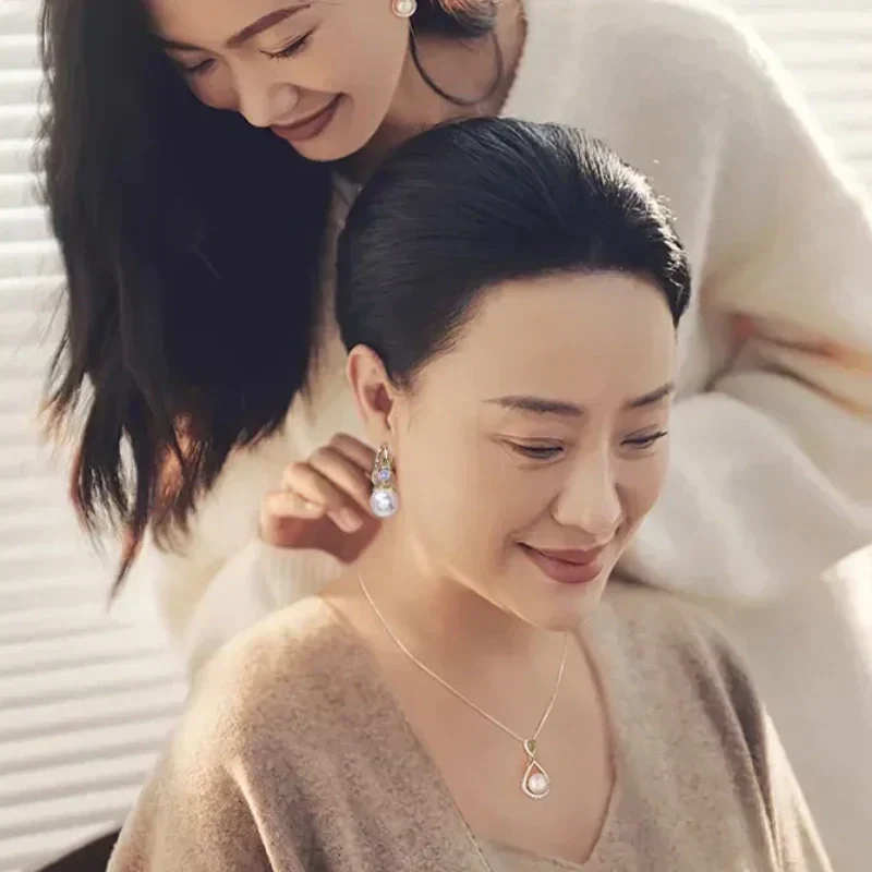 💎✨Boucles d'oreilles pendantes en perles étincelantes pour femmes