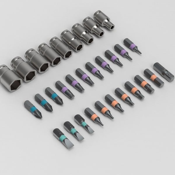 🔩54% de réduction 🛠️ Jeu de Tournevis 24-en-1 – Magnétique, Compact & Portable, Idéal pour Réparations et Bricolage 🔧📦