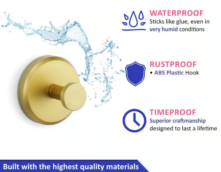 💎 Achetez 1, obtenez 1 GRATUIT ! 💎 Crochets à Ventouse Réutilisables – Sans Perçage, Résistants à l’Eau & Supportent jusqu’à 15 lb 🛁✨