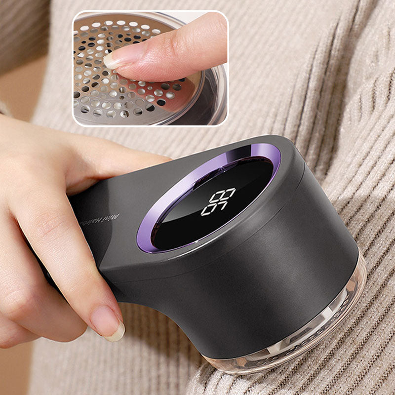 Tondeuse électrique pour boules de poils avec écran LED intelligent