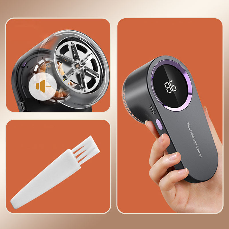 Tondeuse électrique pour boules de poils avec écran LED intelligent