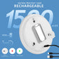 Miroir de maquillage lumineux rechargeable avec grossissement