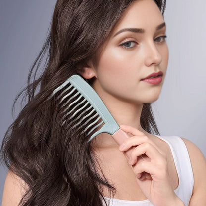 💕SOLDES💕Peigne démêlant à double rangée pour cheveux bouclés