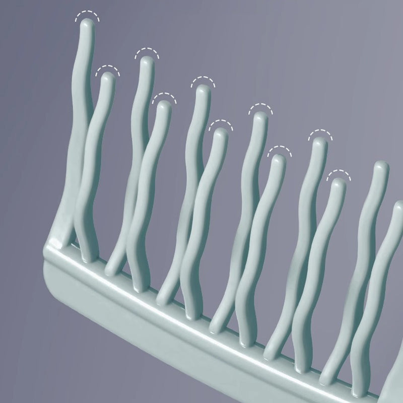 💕SOLDES💕Peigne démêlant à double rangée pour cheveux bouclés