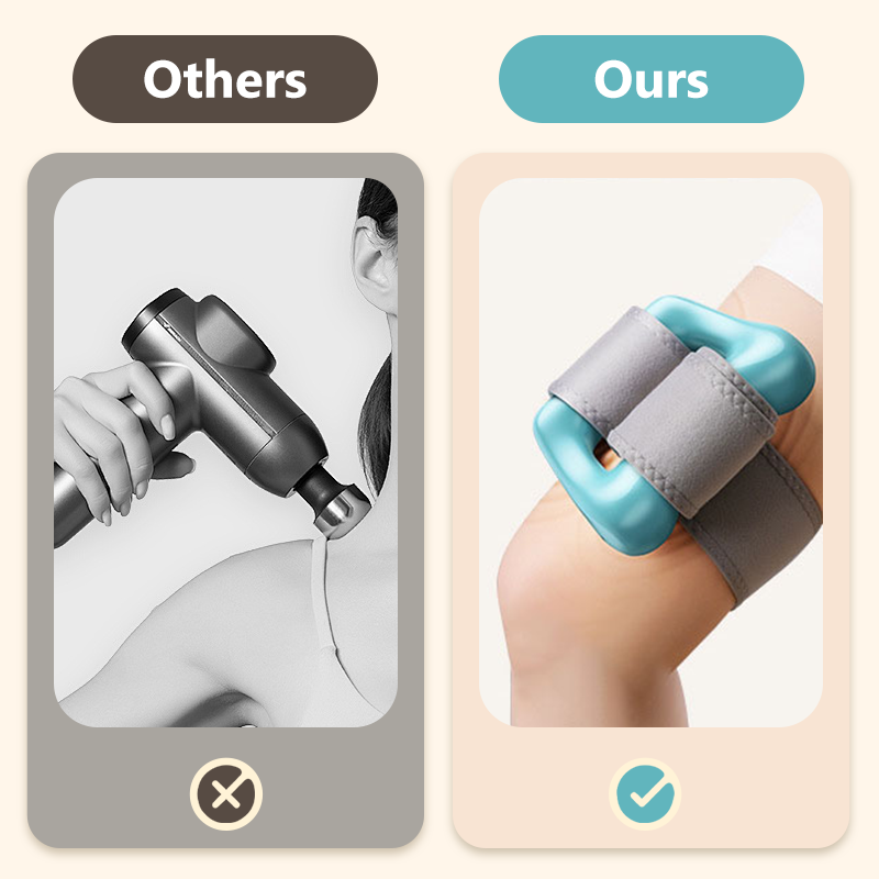 🏆Anneau de Massage Vibrant 5 Vitesses Professionnel pour Brûler les Graisses avec Style de Recharge💪🌿