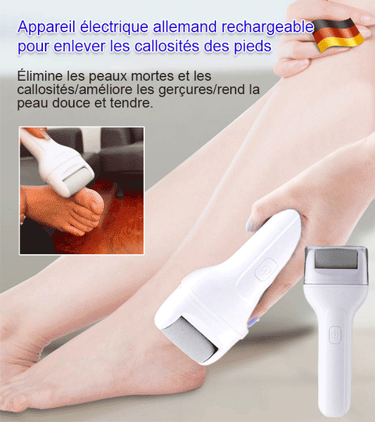 Extracteur électrique rechargeable de callosités plantaires