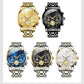 💎Montre Homme Luxe Dodécagone Quartz Nouvelle Multifonction