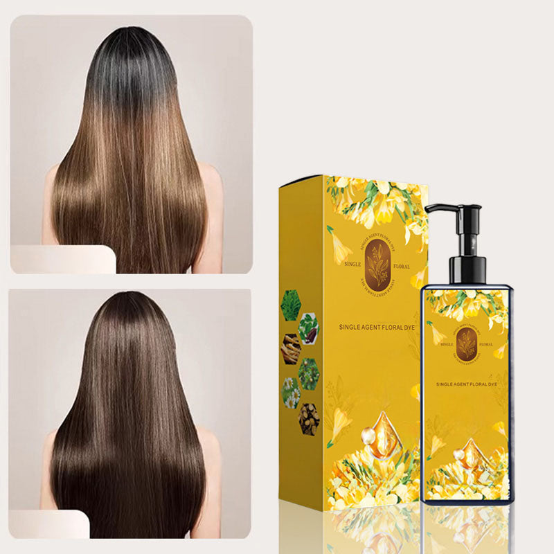 🌿 50% de réduction – Colorant Capillaire Végétal Nourrissant : Couverture Uniforme des Cheveux Gris & Formule Douce ! 🌸✨