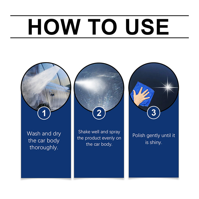 🏆 🚗Dernier jour - 50% de réduction 🔥 Spray de revêtement de voiture✨