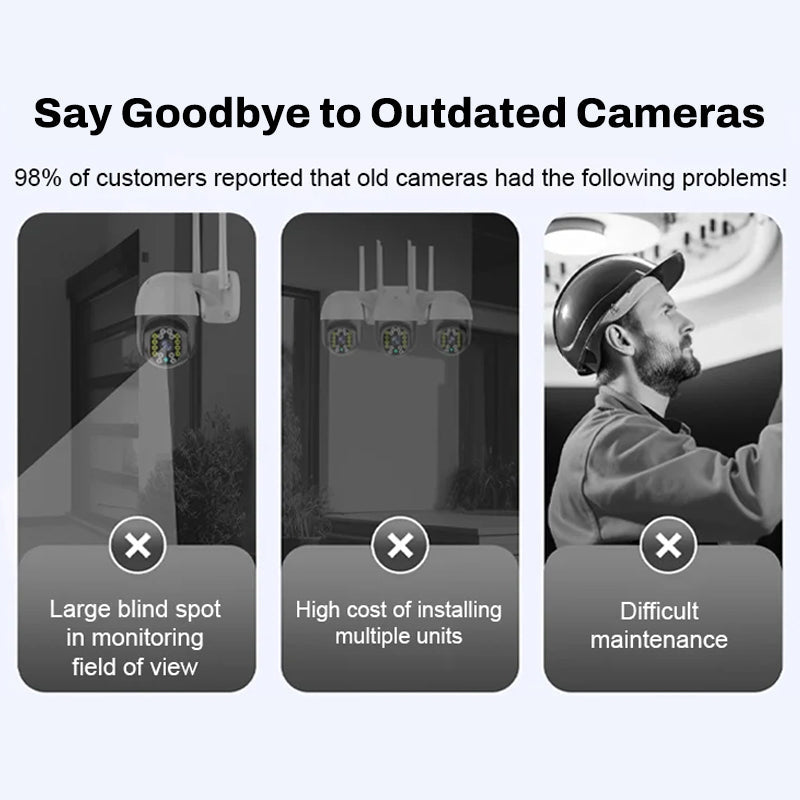 🌙 50% OFF ! 📹 Caméra Vision Nocturne Sans Fil - Détection de Mouvement et Alertes en Temps Réel 🎁🚚