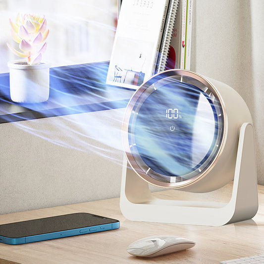 🏆 SOLDE DU DERNIER JOUR - 50% DE RÉDUCTION 🔥 Ventilateur de Bureau Portable Rechargeable USB - Vent Fort & Ultra Silencieux 🇨🇳 Chinese