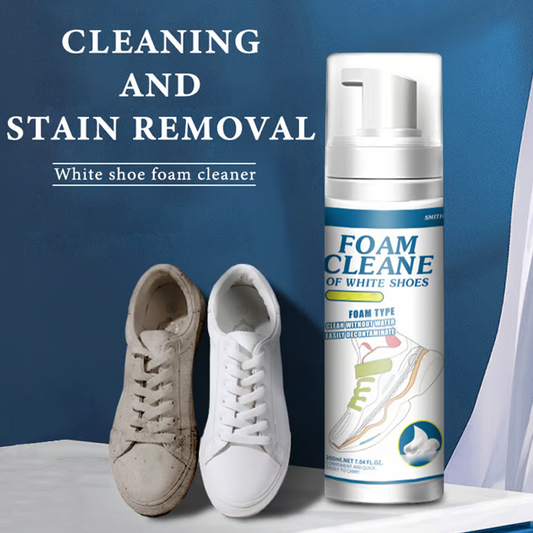 🏆🌸⏳Nettoyeur universel portatif à mousse sans rinçage pour chaussures