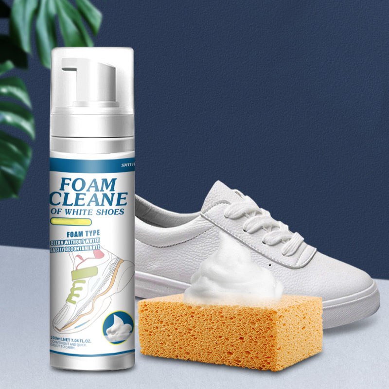 🏆🌸⏳Nettoyeur universel portatif à mousse sans rinçage pour chaussures