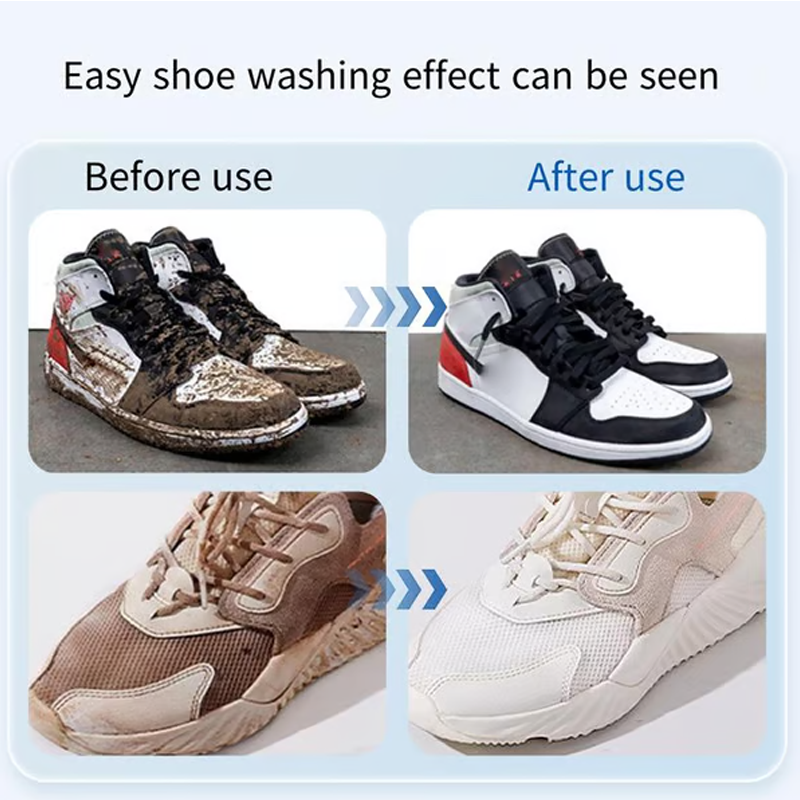 🏆🌸⏳Nettoyeur universel portatif à mousse sans rinçage pour chaussures