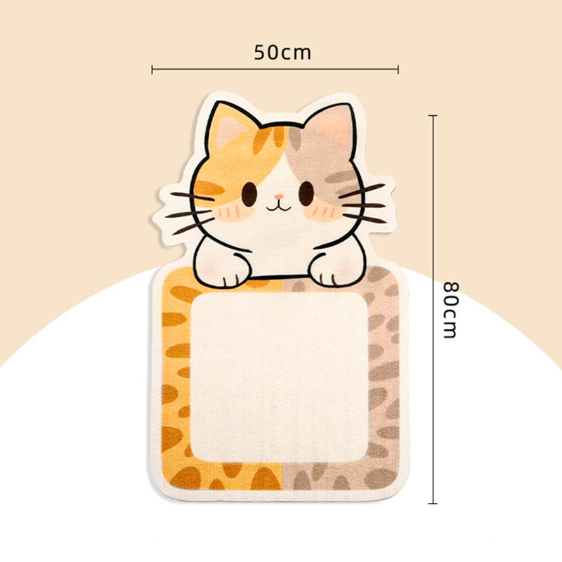 🐱🖼️ Griffoir Murale Sans Perçage – Laine Feltre Durable, Jouets Intégrés & Gain de Place (Idéal pour Chats Griffeurs !)