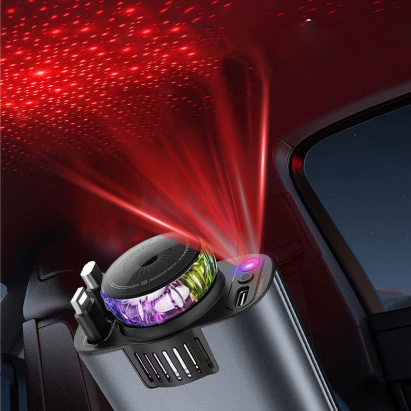 ✈️🔥Chargeur 5 en 1, diffuseur d'arômes et lampe étoilée🔥