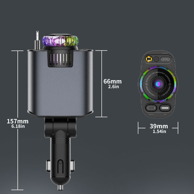 ✈️🔥Chargeur 5 en 1, diffuseur d'arômes et lampe étoilée🔥