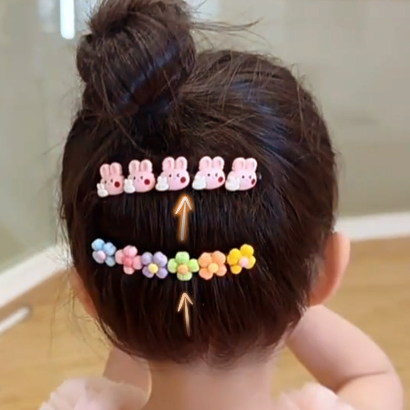Pince à cheveux mignonne de dessin animé pour les jeunes filles