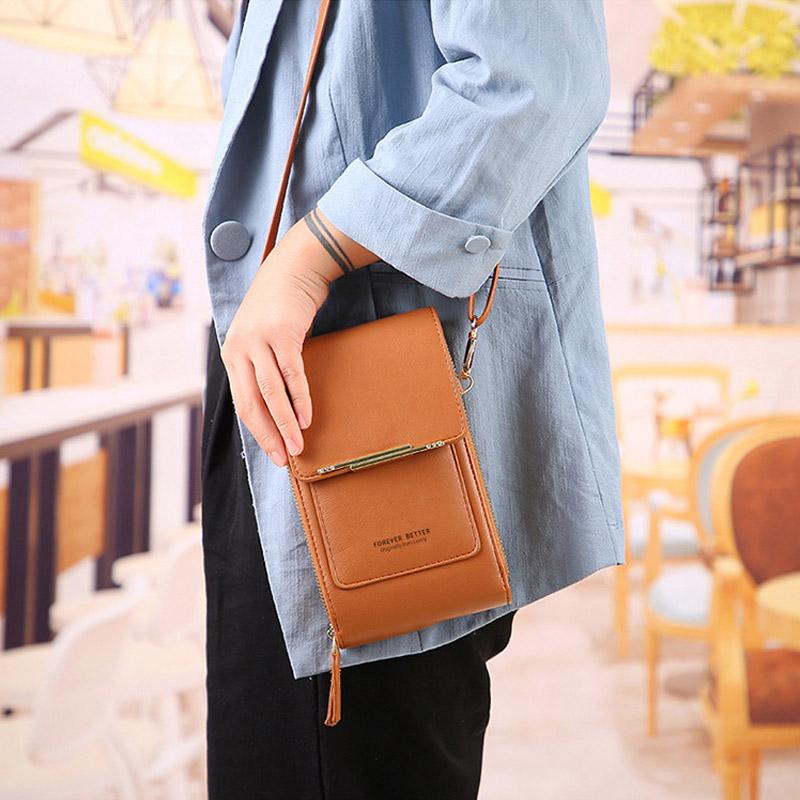 🎉👜50% de réduction ! Sac bandoulière tactile pour femme – Chargeur smartphone, antivol et résistant à l'eau
