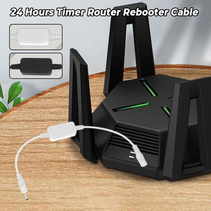 🔥Achetez 2 recevez 1 gratuit🔥24 Hours Timer Router Rebooter Cable (câble de redémarrage du routeur)