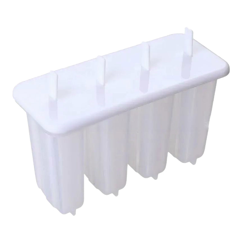 📢📢50 % DE RÉDUCTION !! ⏰Moule à glace à 4 cavités avec couvercle et bâtonnets