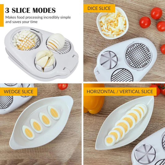 🍳 Coupe-œufs multifonctionnel 3 en 1 – Trancher, couper en quartiers et en dés en un seul geste ! 🔥Achetez-en 2, obtenez-en 1 GRATUIT🥚✂️