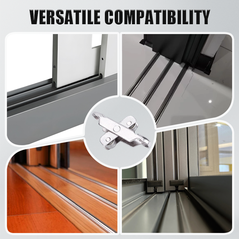 🔧Poulie en alliage de zinc 80/88 pour fenêtres et portes en PVC✨Robuste et durable