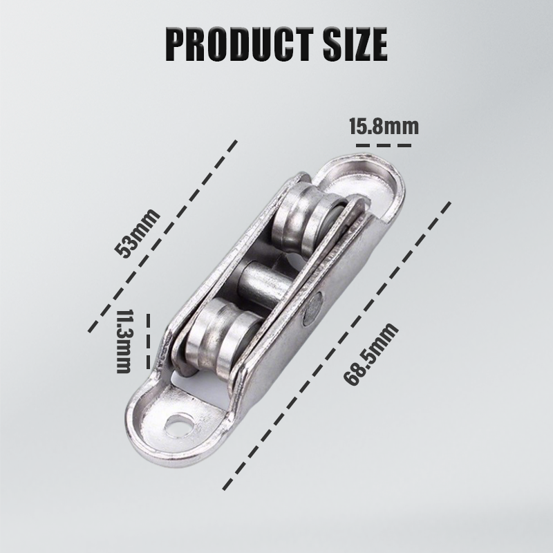 🔧Poulie en alliage de zinc 80/88 pour fenêtres et portes en PVC✨Robuste et durable