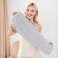 🛁 Grande serviette pour cheveux avec bande élastique sécurisée pour femmes