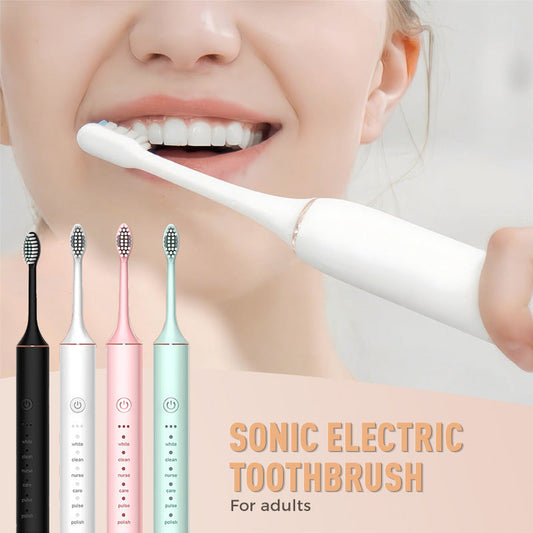 🎁2025 Vente chaude💕Brosse à dents électrique sonore rechargeable pour les adultes