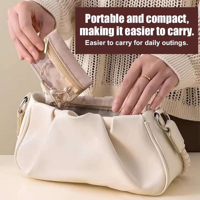 🔥Slast Day Vente 59% 🔥Sac de rangement pour bijoux avec fermeture éclair
