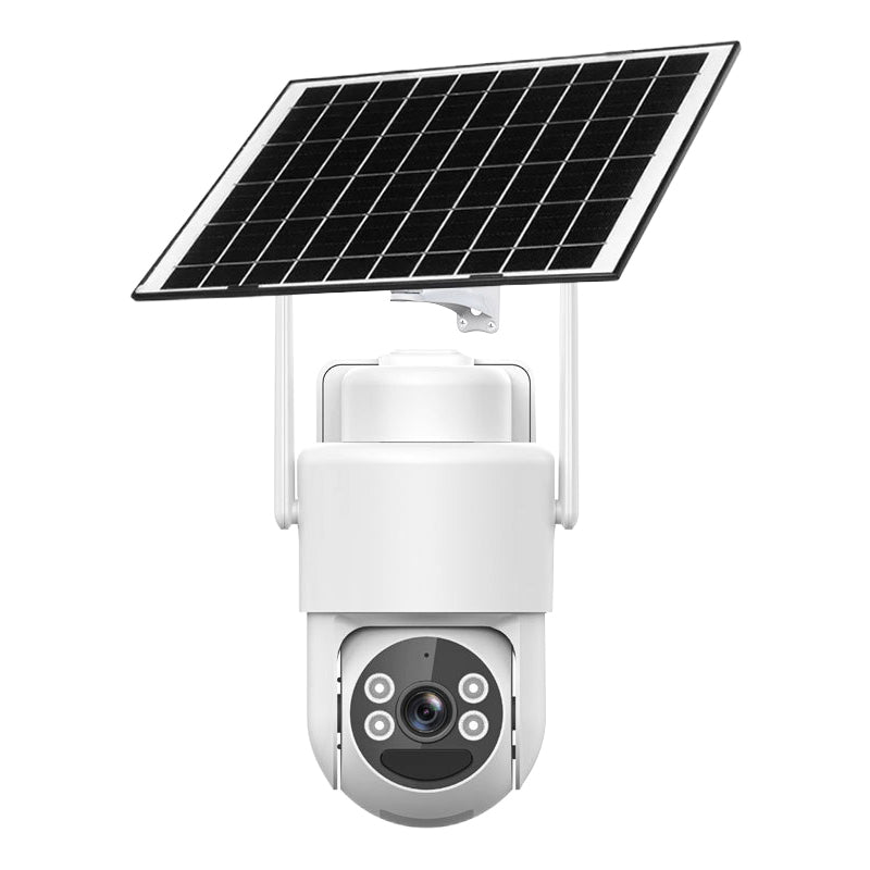 Caméra de sécurité sans fil à énergie solaire avec alarme