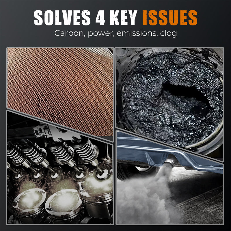 ⛽✨Nettoyant Système Carburant & Catalyseur🔧Élimine les Dépôts et Réduit la Consommation, Compatible Essence/Diesel📦